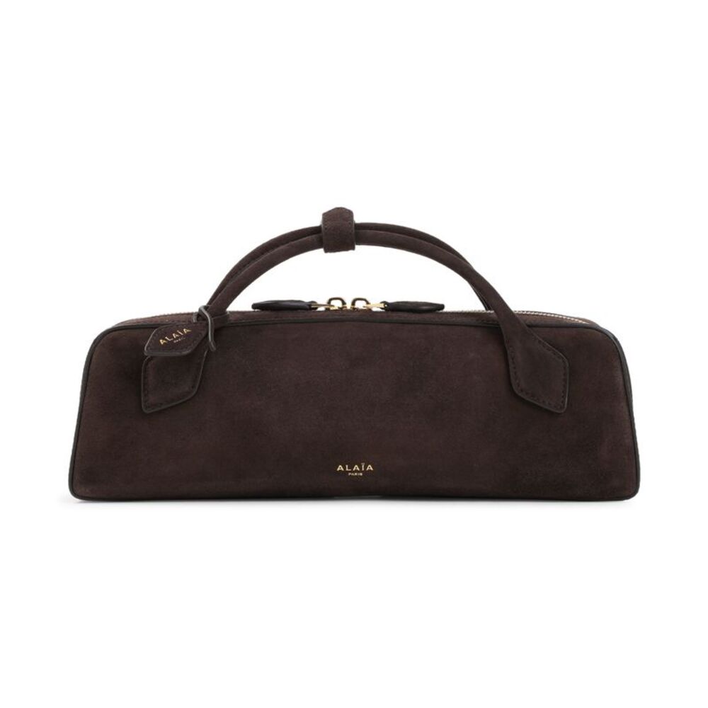 Alaïa Teckel Suede Clutch Women
